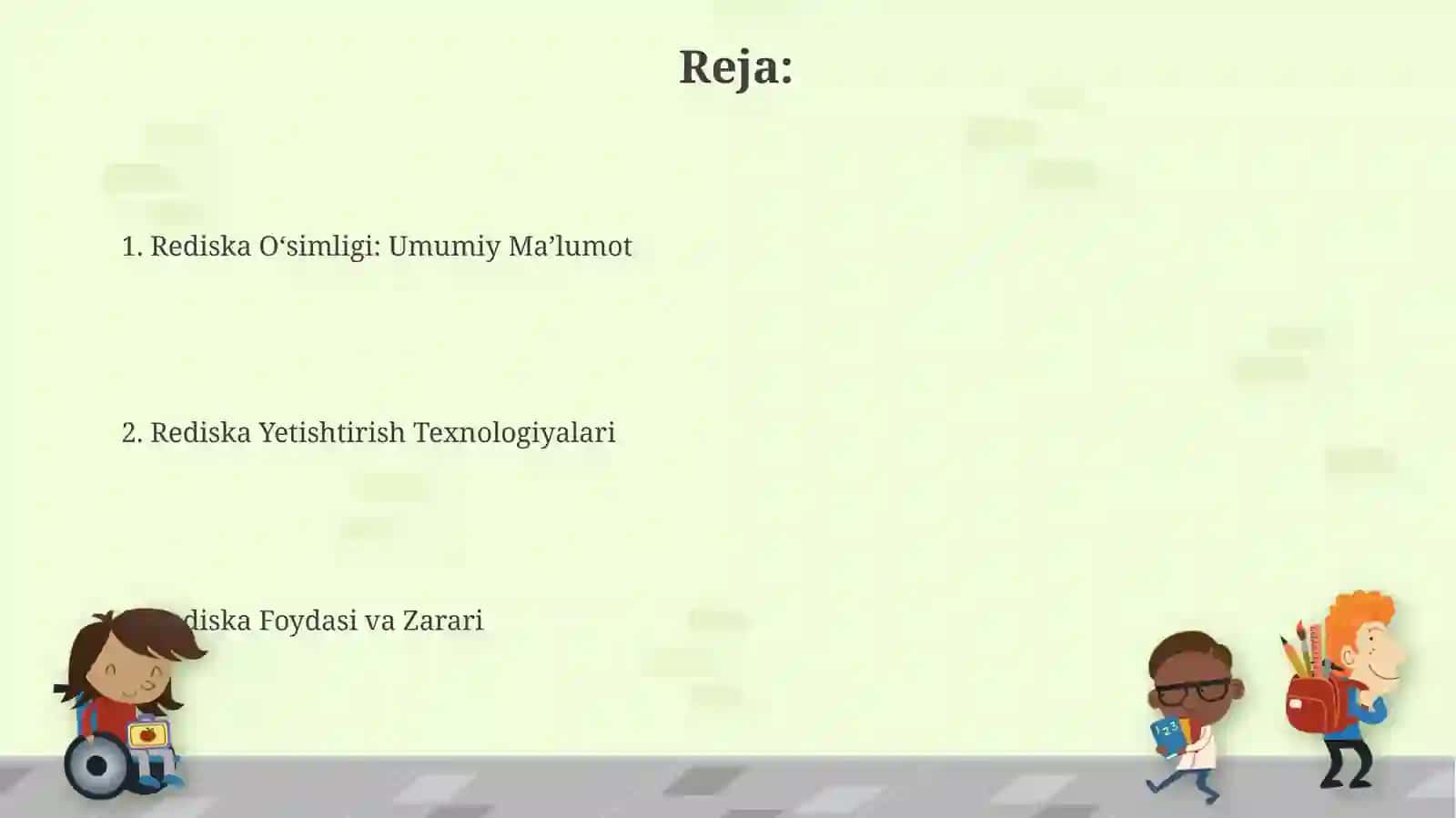 Rediska O'simligi 2