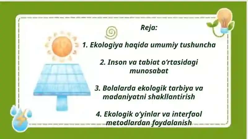 EKOLOGIYA TUSHUNCHASI 2