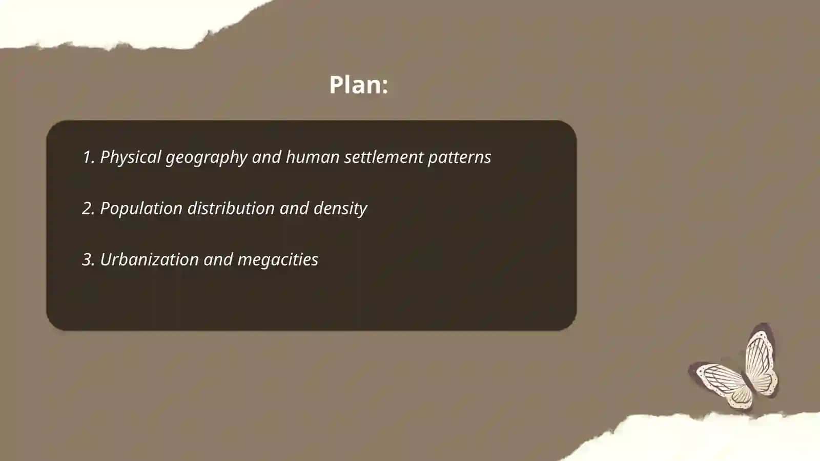 Geography and Populations 2