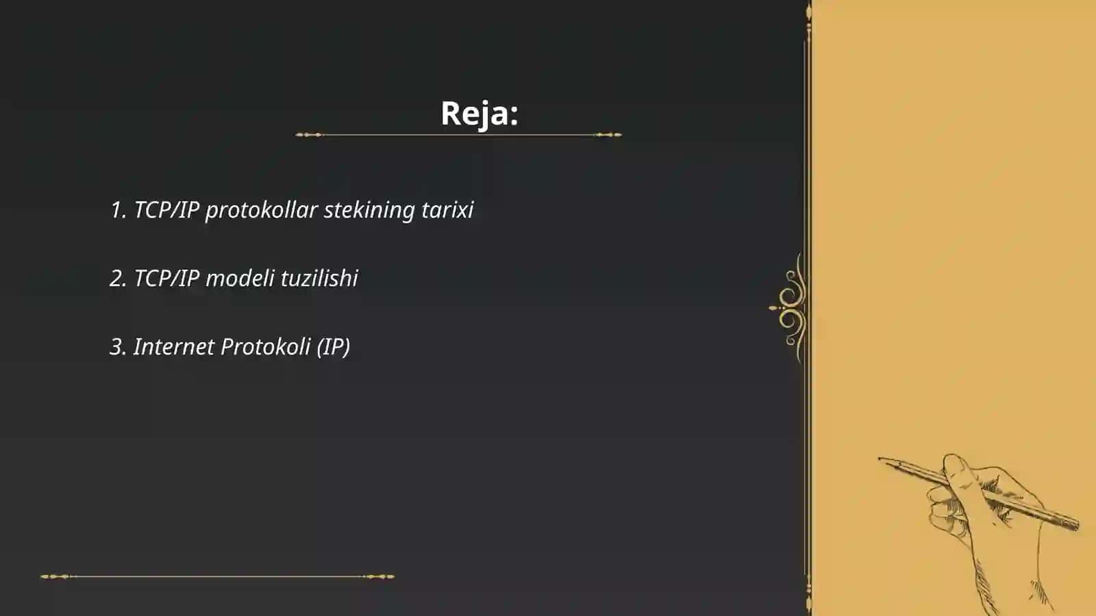 TCP/IP protokollar steki haqida umumiy tushuncha 2