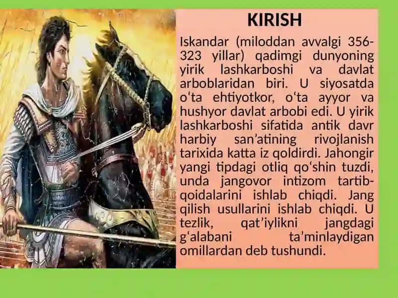 O'rta Osiyoga Makedonskiyning yurishlari 2