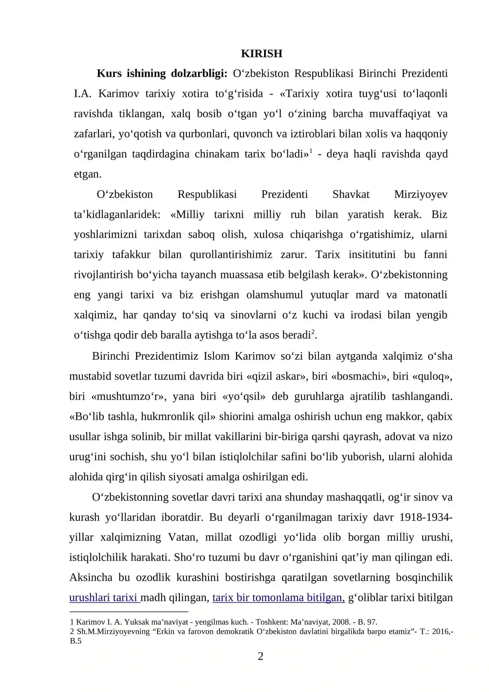 MILLIY ISTIQLOLCHILIK HARAKATINING NEMIS TARIXSHUNOSLIGIDA O‘RGANILISHI 2