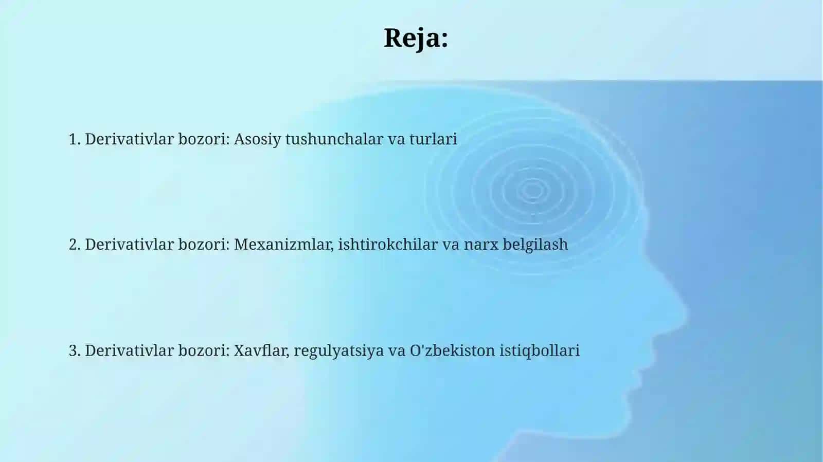 Derivativlar bozori 2