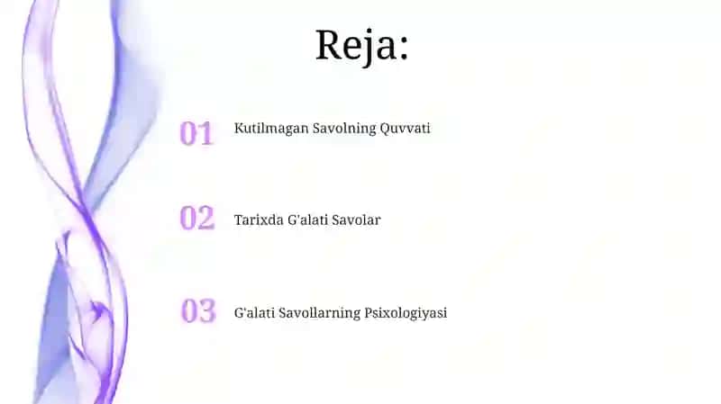G'alati Savollarning Psixologiyasi 2