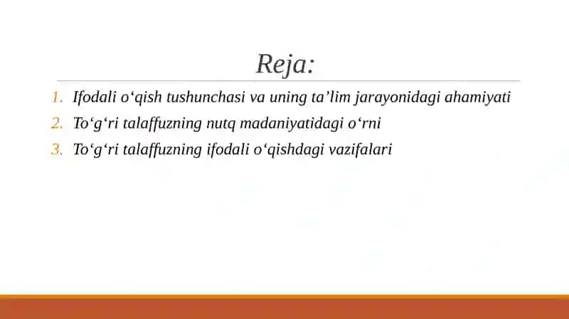 To‘g‘ri talaffuz - ifodali o‘qishning asosi 2
