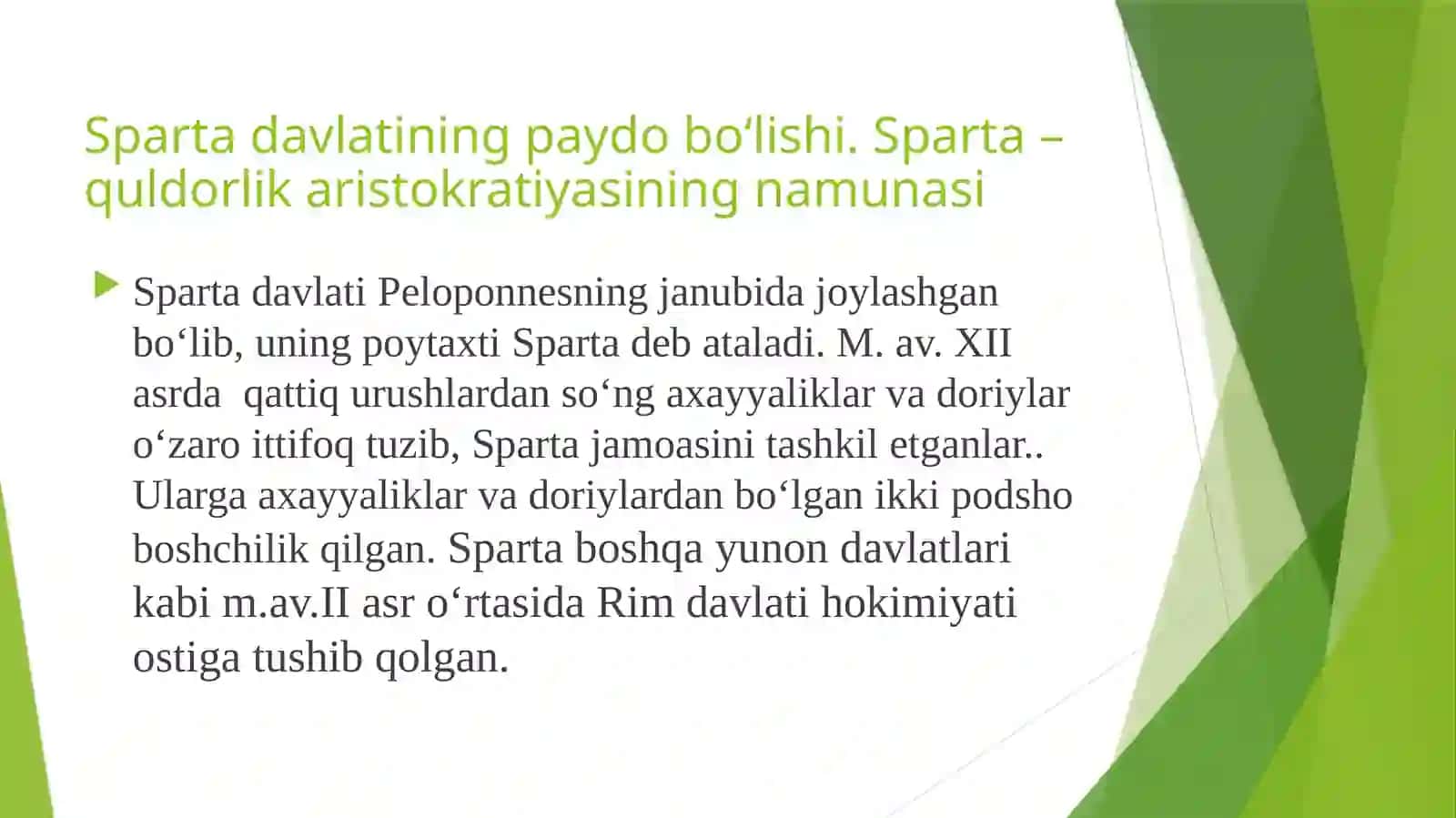 Afina davlati tarixi. Davlat tuzilishi tarixi 2