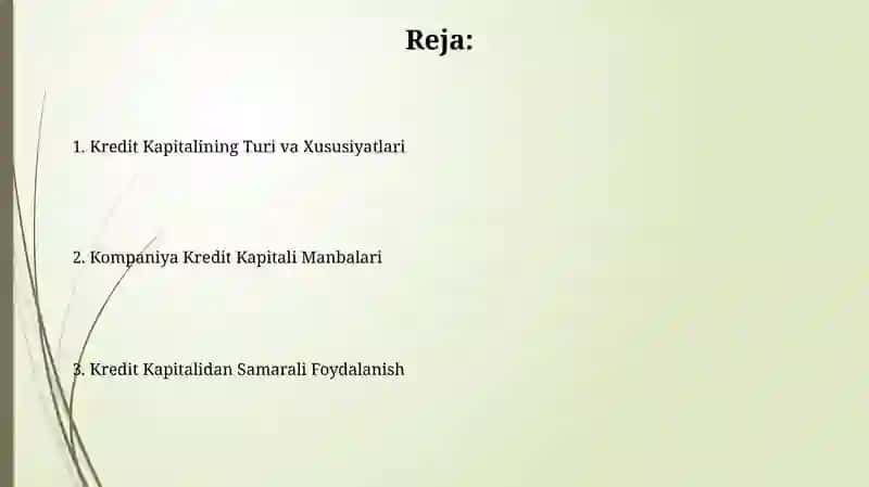 Kredit Kapitali 2