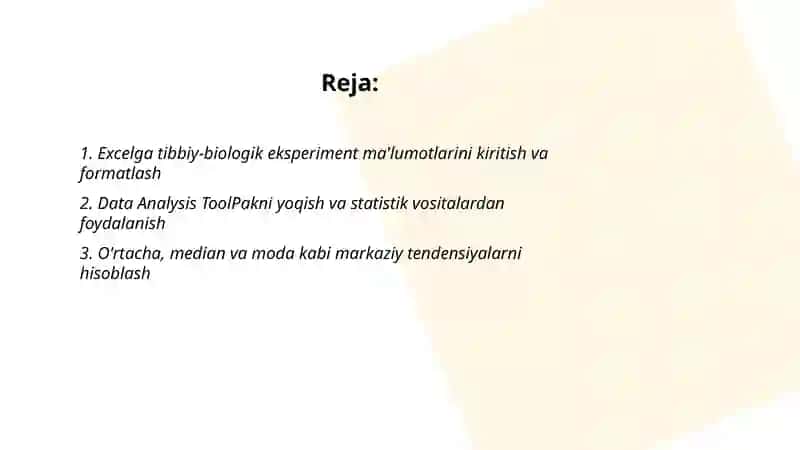 Microsoft Excel jadval muharriri 2