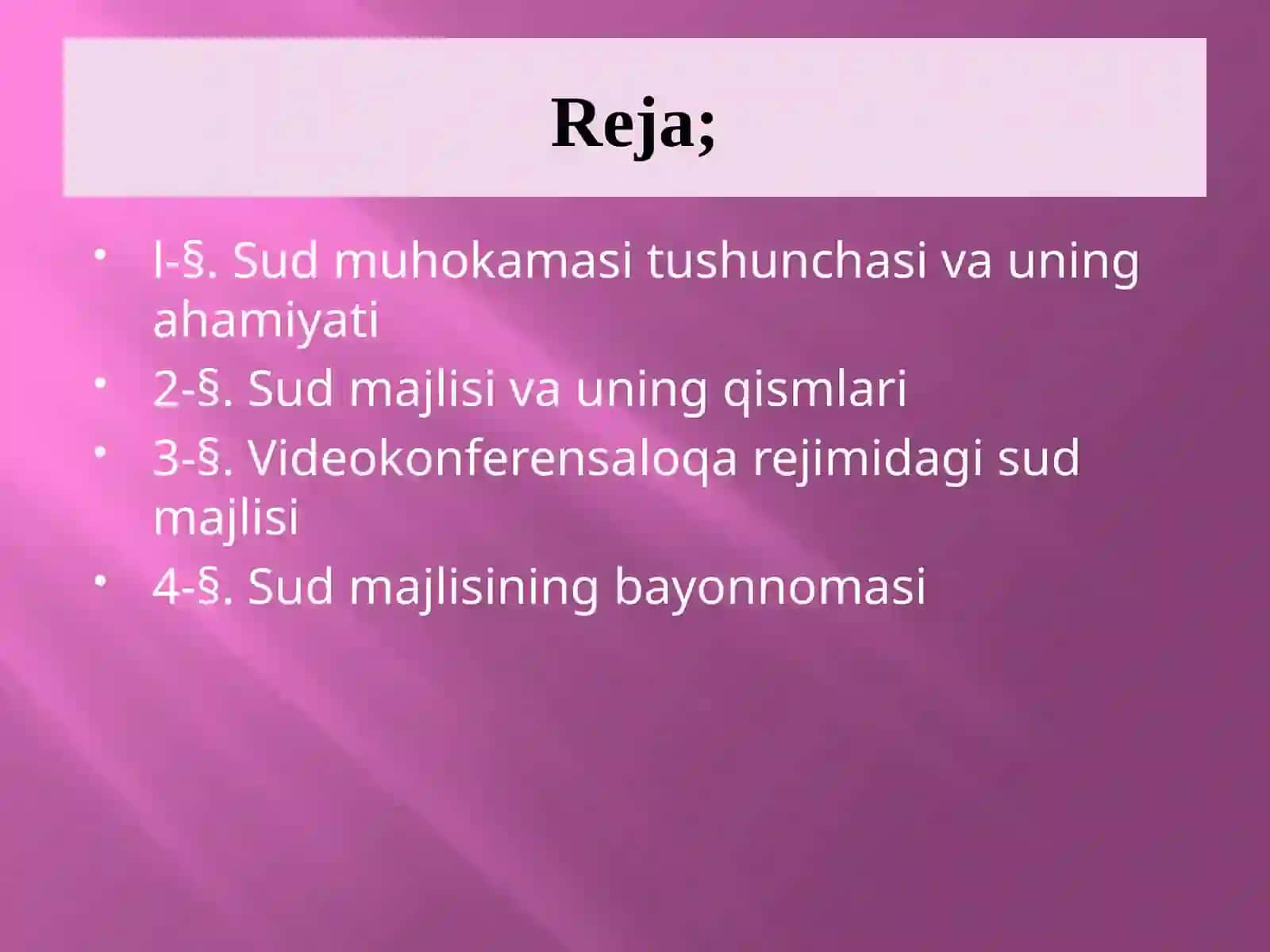 FUQAROLIK ISHLARINI SUDDA MUHOKAMA QILISH 2