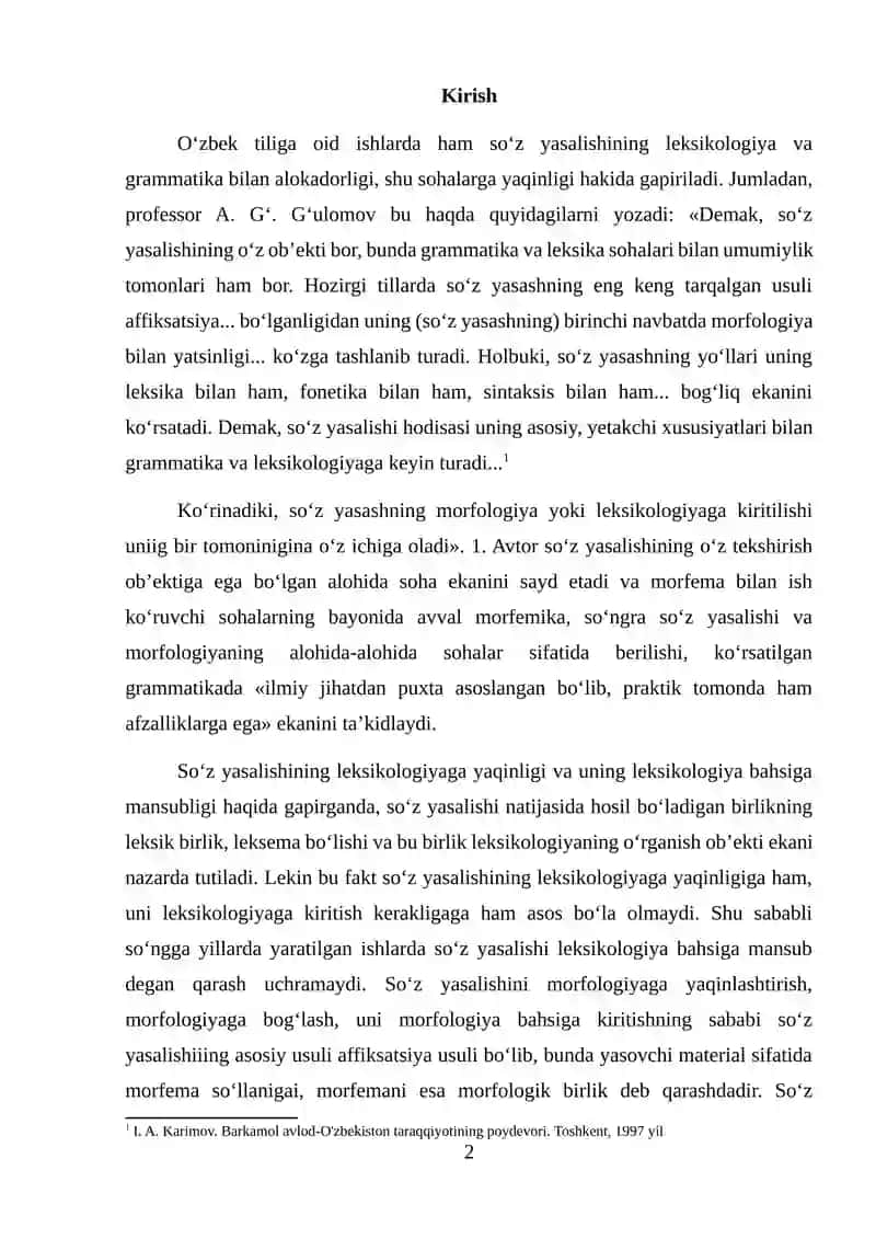 So‘z yasashning o‘zbek tillaridagi usullari 2