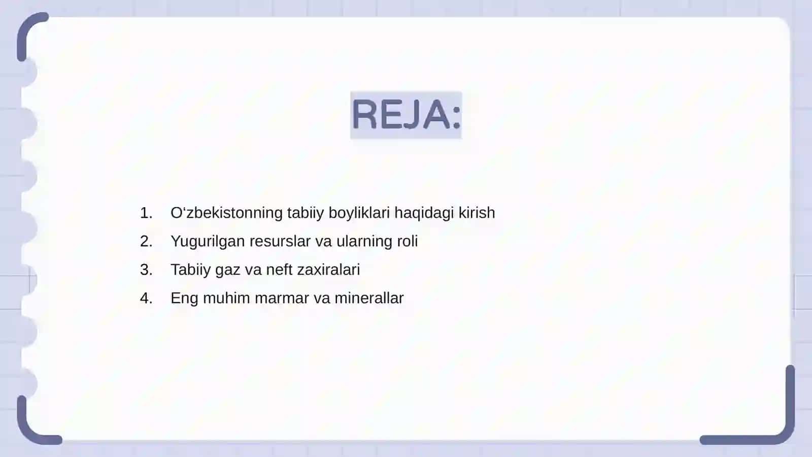 O'zbekiston respublikasi tabiy boyliklari 2