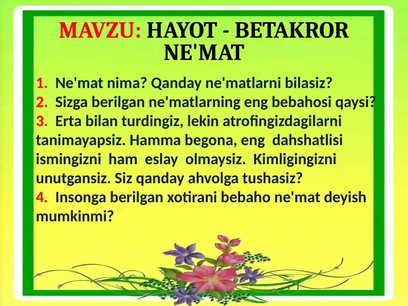 HAYOT - BETAKROR NE'MAT 2