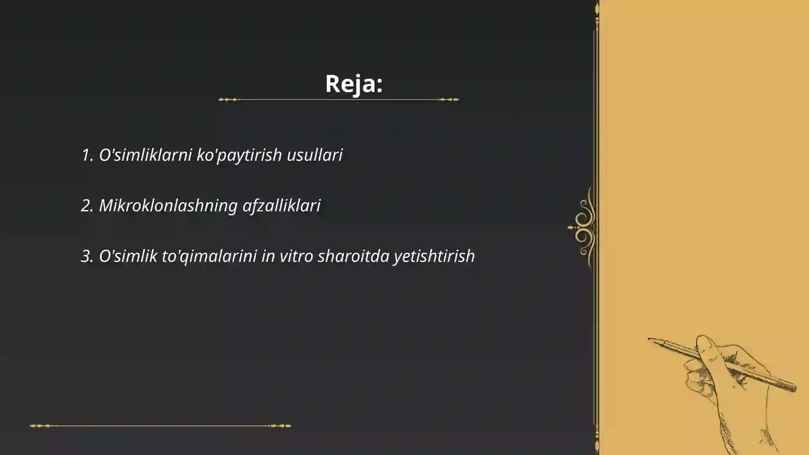 O'simliklarni mikroklonlash 2