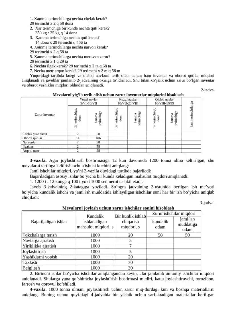 Meva-uzumni yigib-terib olish 2