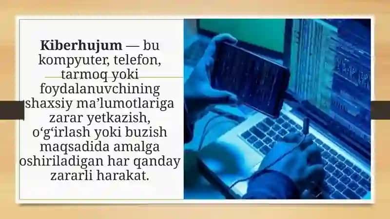 Kiberhujum turlari va ulardan muhofazalanish 2