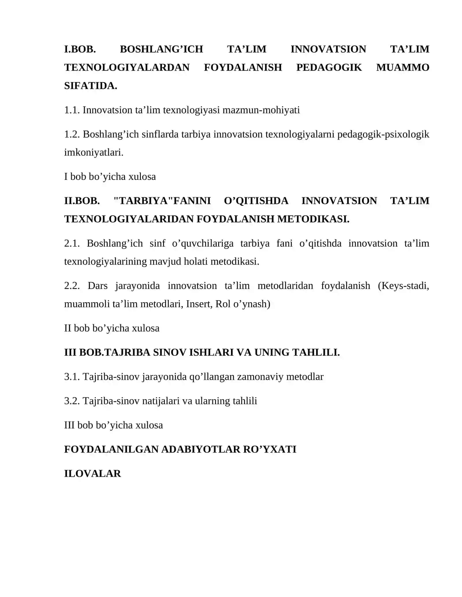 Bitiruv malakaviy ishi 2