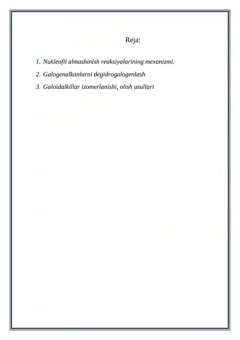 Uglevodorodlarning galogenli hosilalari 2