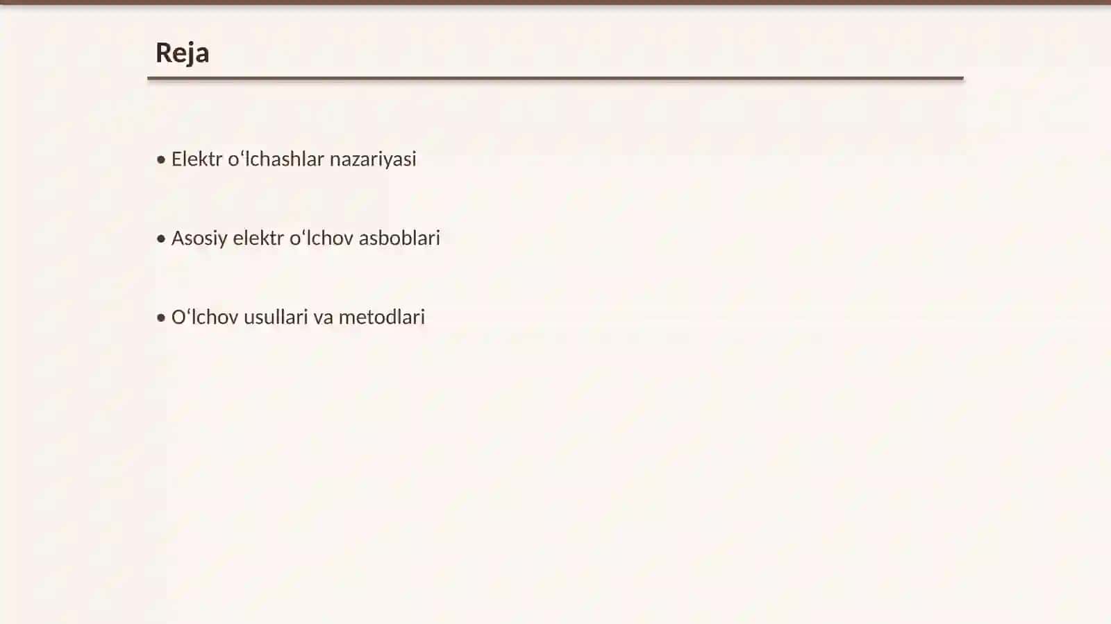 Elektr oʻlchashlar va asboblar 2