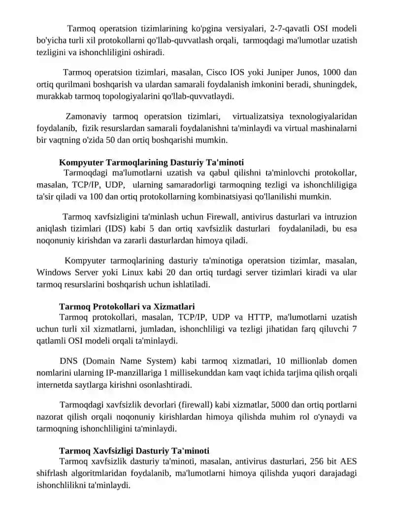 Kompyuter tarmoqlarining texnik vositalari 2