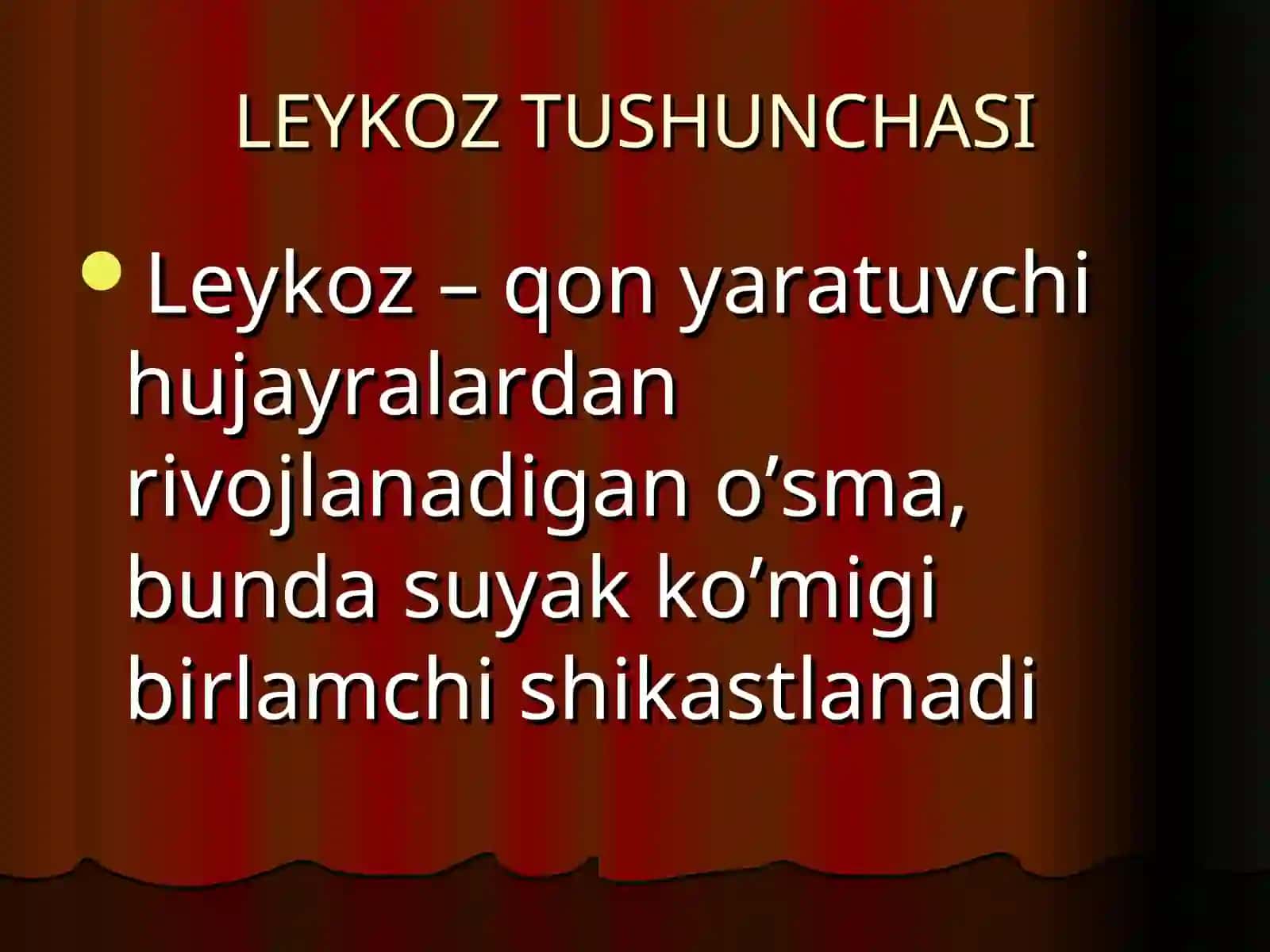 Leykoz Tushunchasi 2