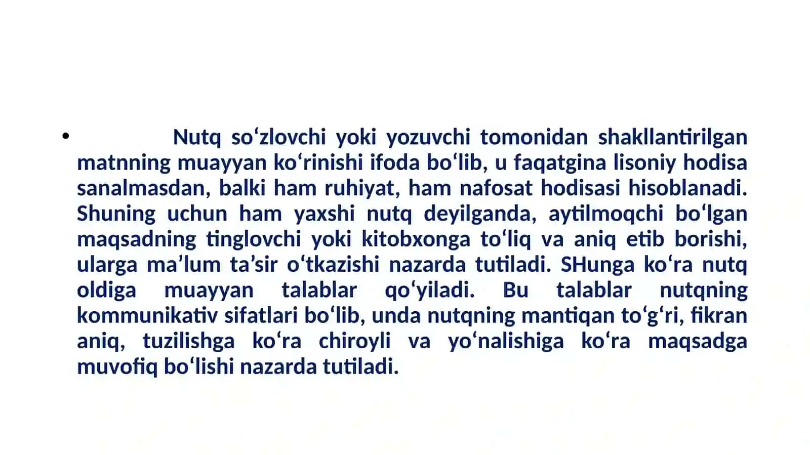 NUTQNINGKОMMUNIKАTIV SIFАTLАRI 2
