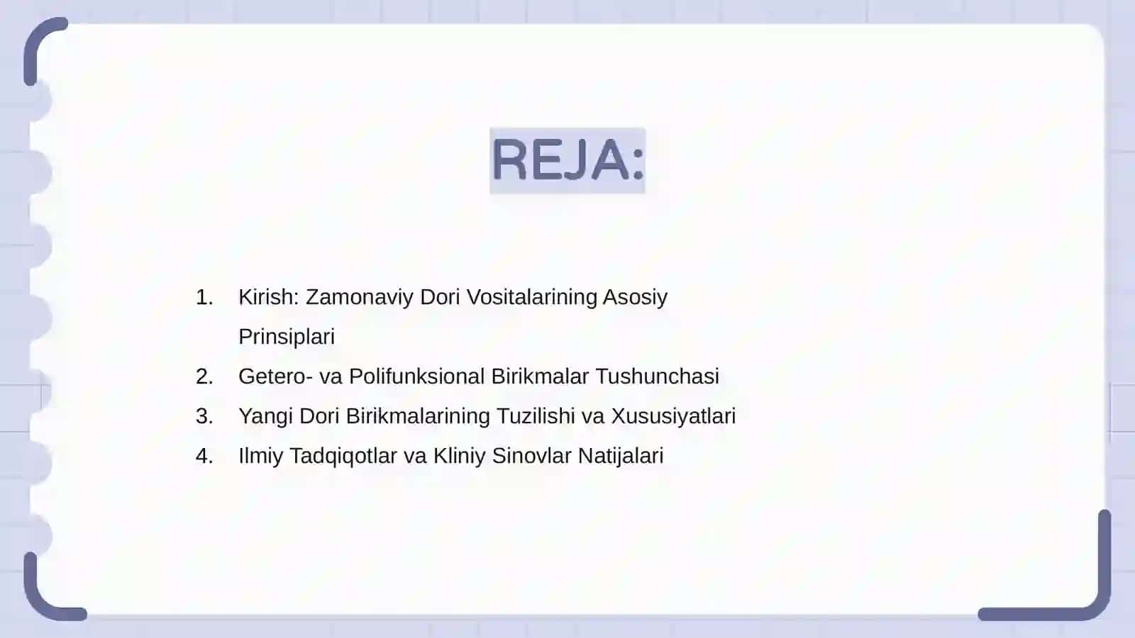 Zamonaviy Dori Vositalari 2