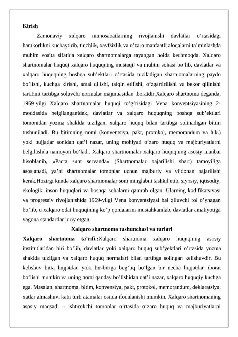 Xalqaro shartnomalar huquqi 2