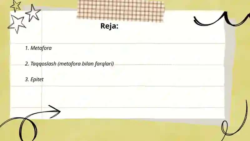 Tilning tasviriy vositalari.Nutq shakllari va turlari. 2
