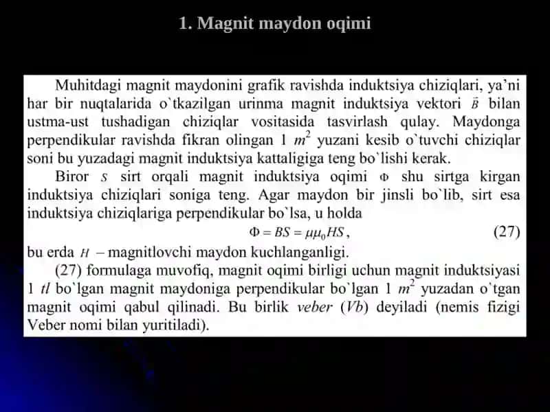 Magnit maydоnоqimi 2