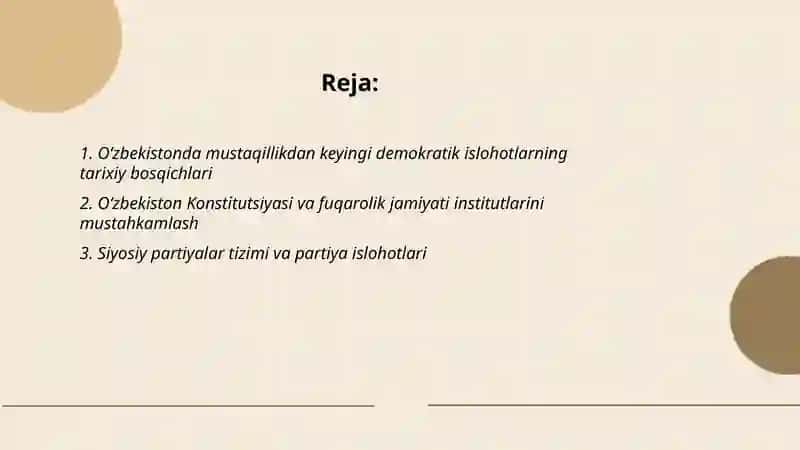 Ôzbekistonning eng yangi tarixi 2