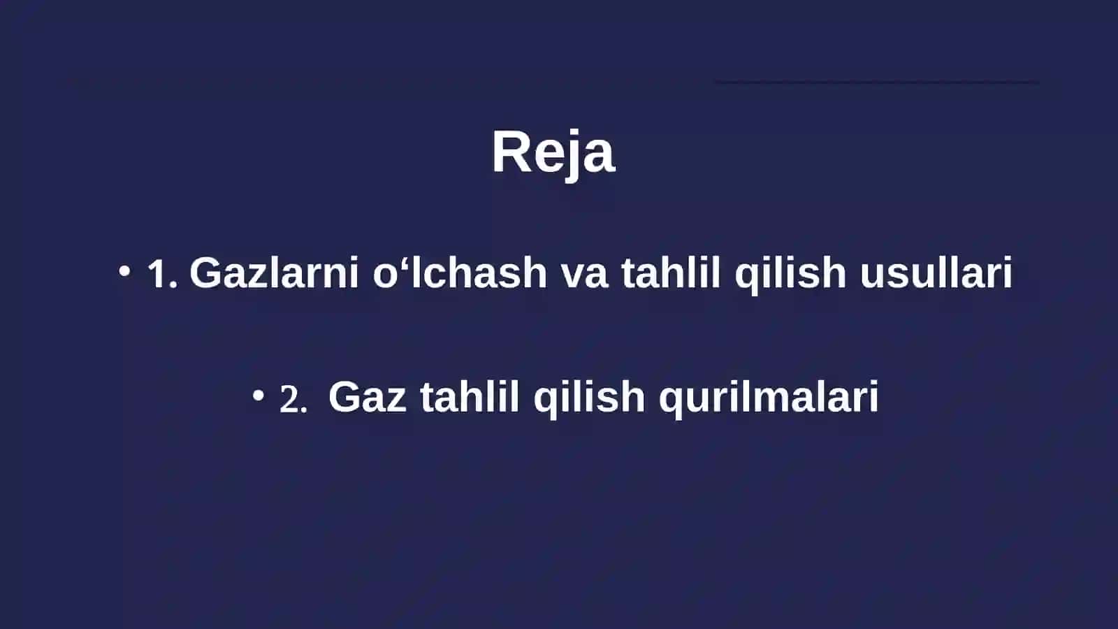 Gazlarning tarkibini taxlil qilish qurilmalari 2