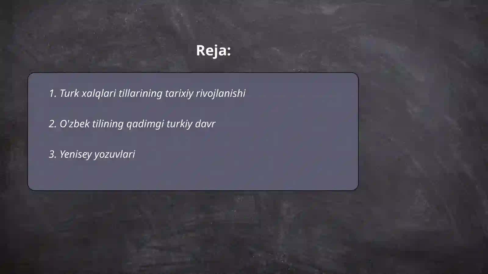Turk xalqlari tillarining tarixiy rivojlanishi 2
