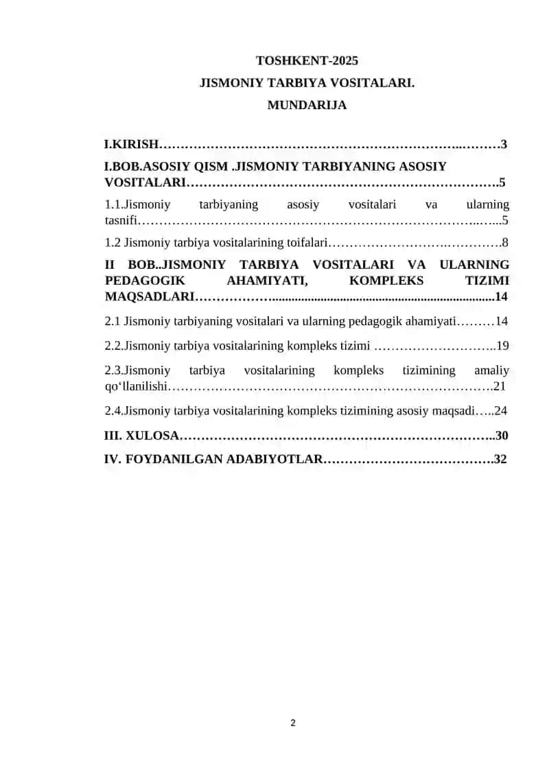 Jismoniy tarbiya vositalari 2