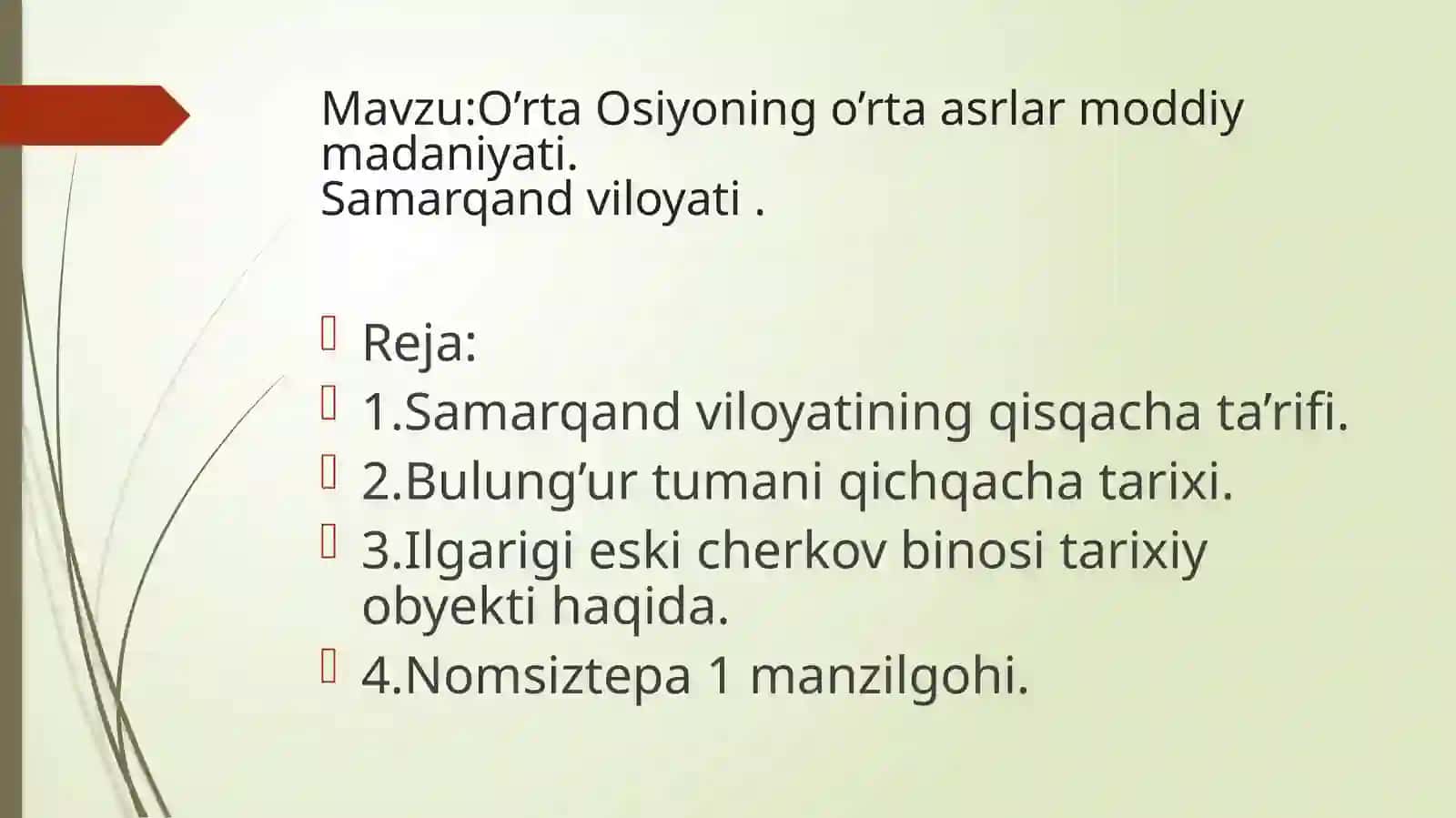Samarqand Viloyati Madaniyati 2