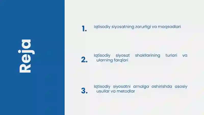 Iqtisodiy siyosatning zarurligi va shakllari 2