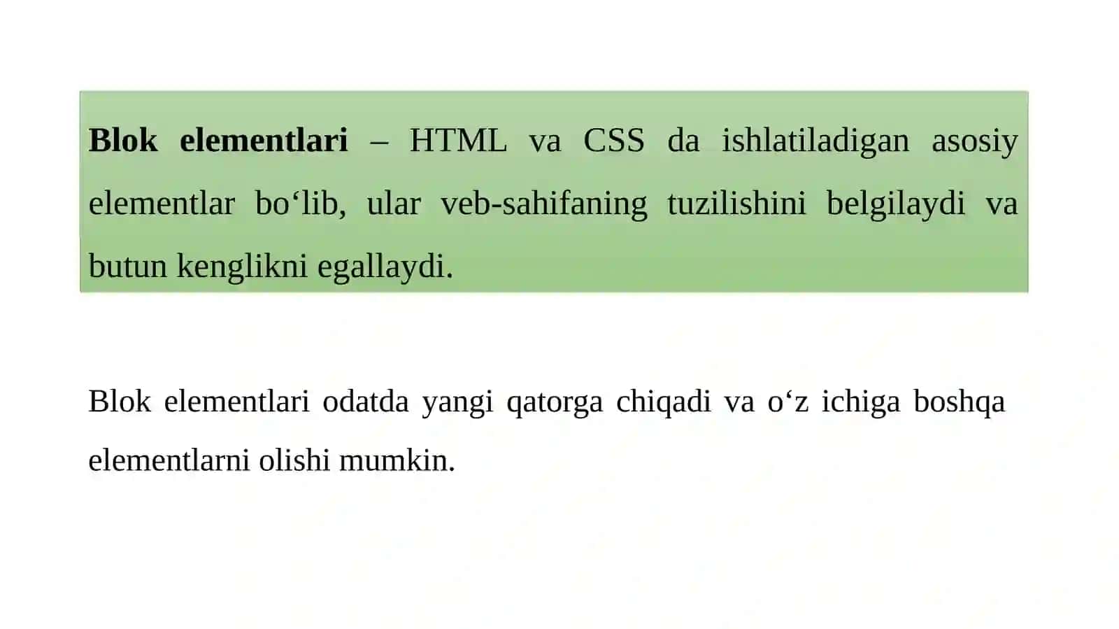 CSS da blok va kontеnlarni joylashtirish: clip, visibility, overflow, vertical-align 2