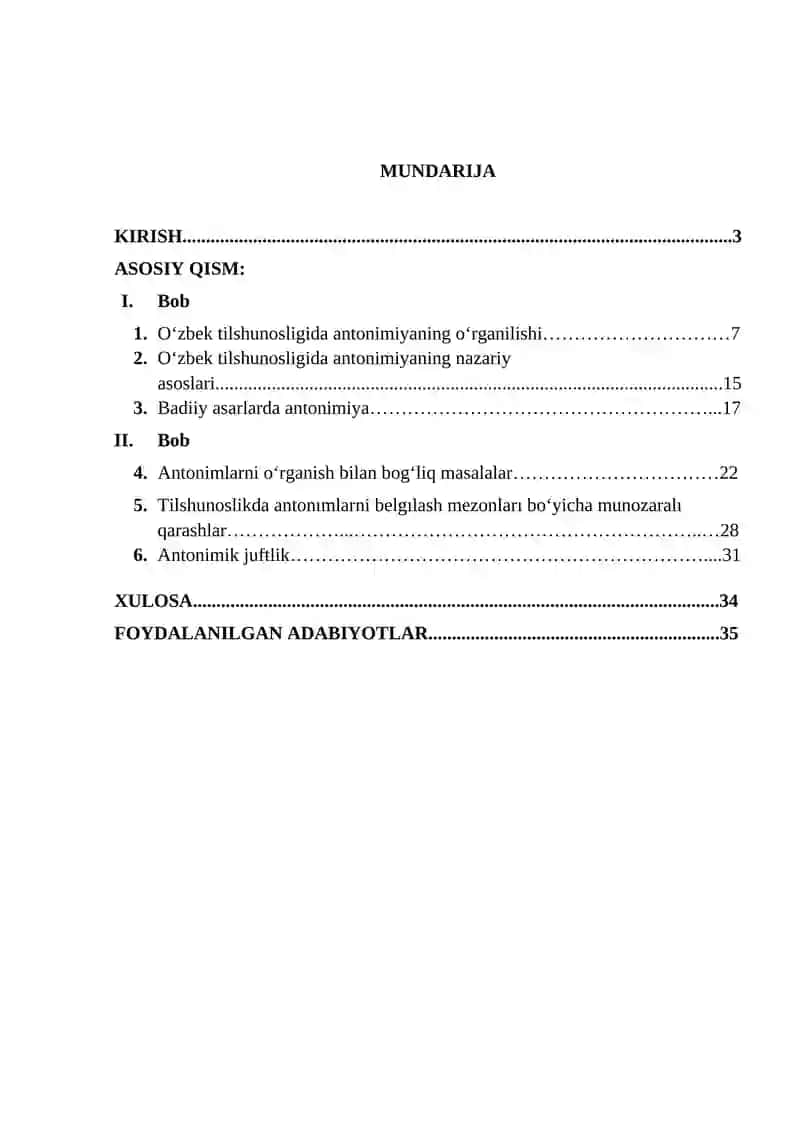 O‘ZBEK TILSHUNOSLIGIDA ANTONIMIYA HODISASI 2