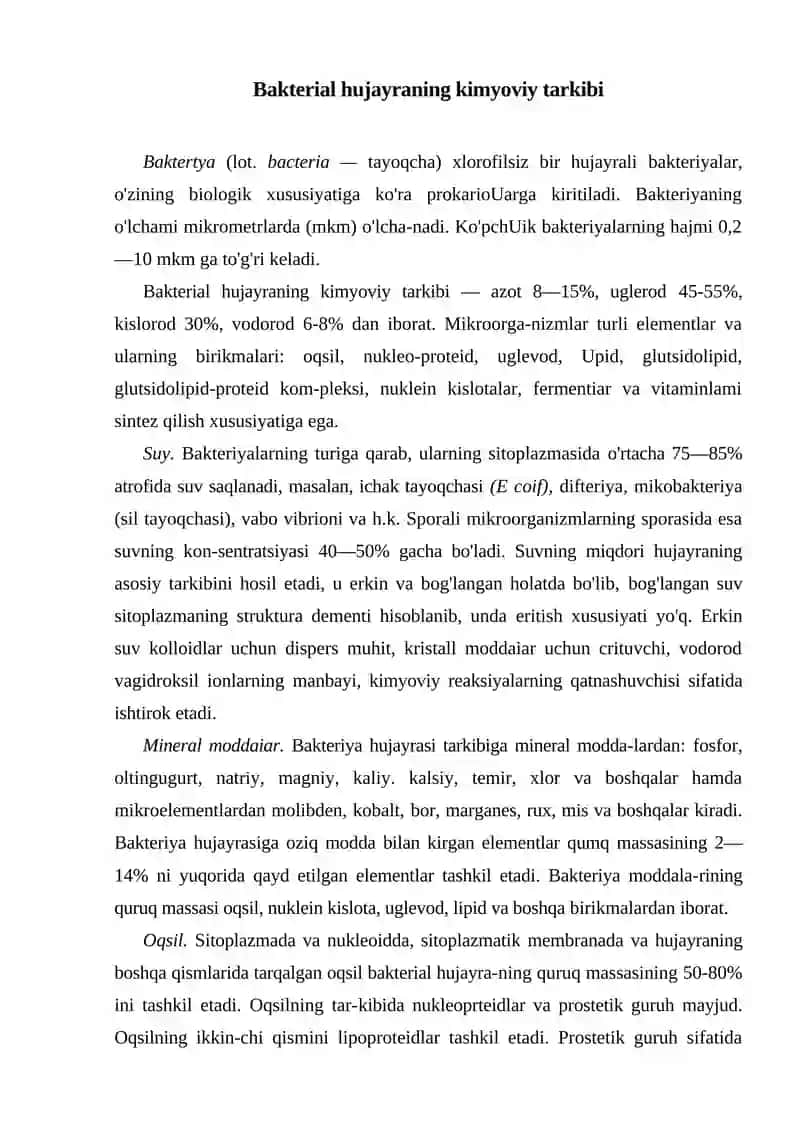 Bakteriyalar ultrastrukturasi 2
