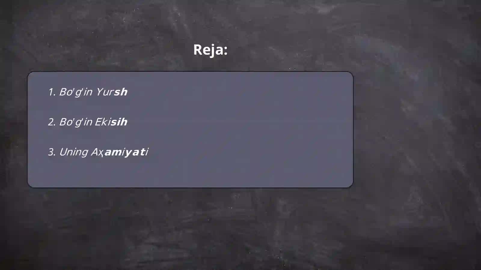 Bo'g'in Yurish 2