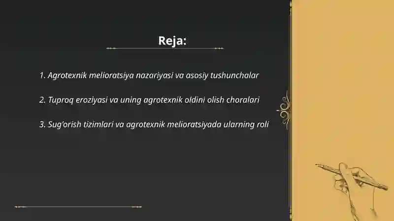 Agrotexnik melioratsiya 2
