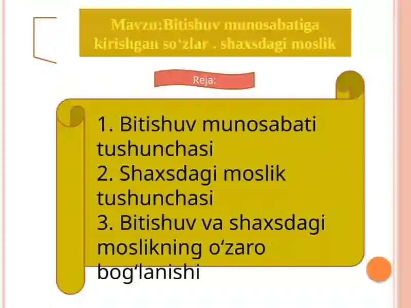 Bitishuv va shaxsdagi moslikning o‘zaro bog‘lanishi 2