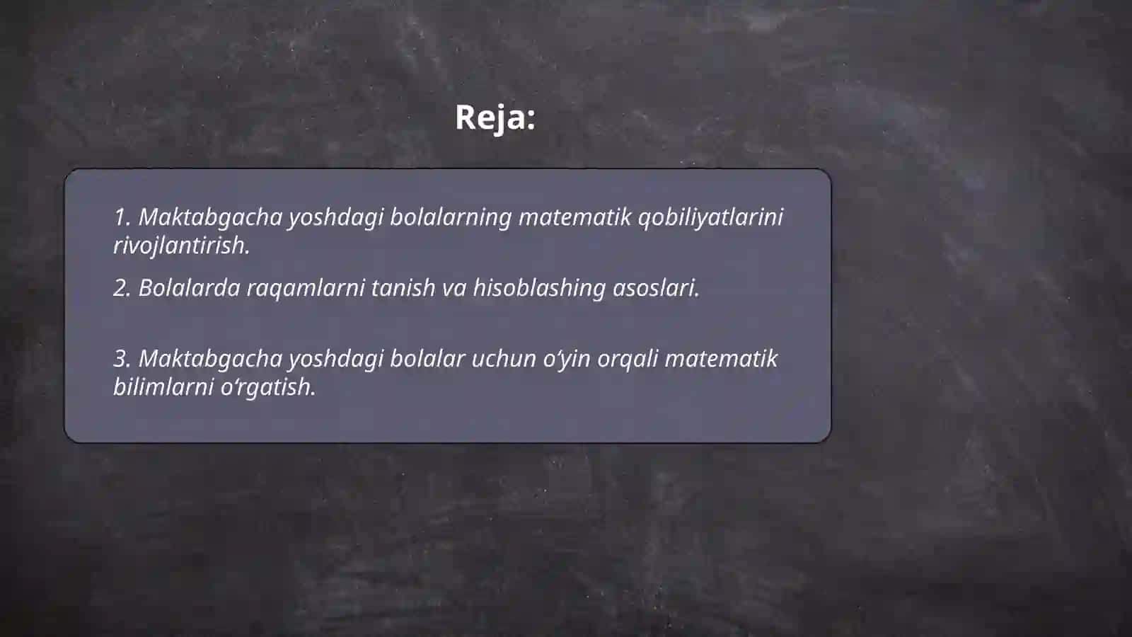 Matematik bilimlarning o‘rni 2