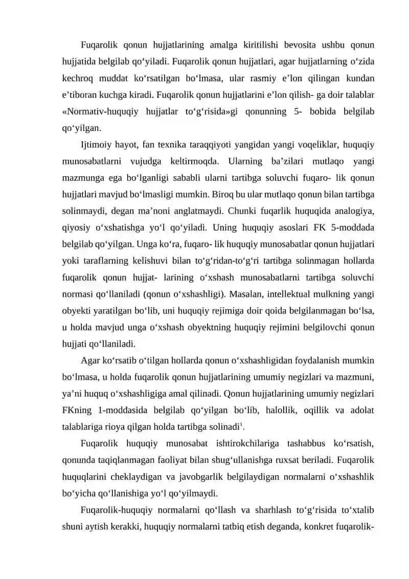 Fuqarolik qonunlari 2