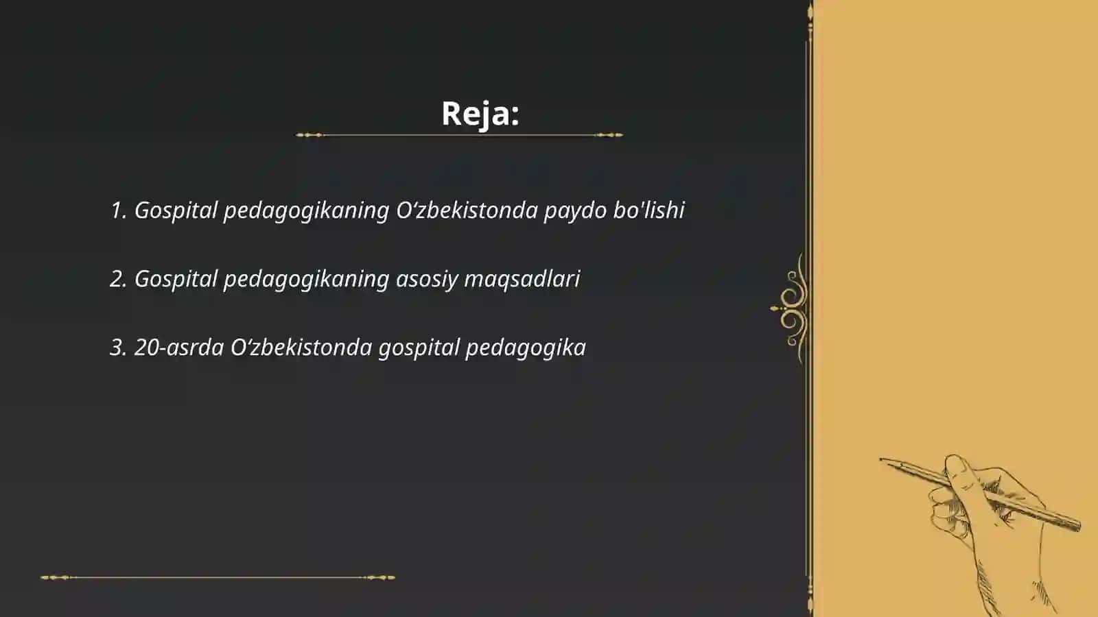 Oʻzbekistonda gospital pedagogika fanining rivojlanish tarixi 2