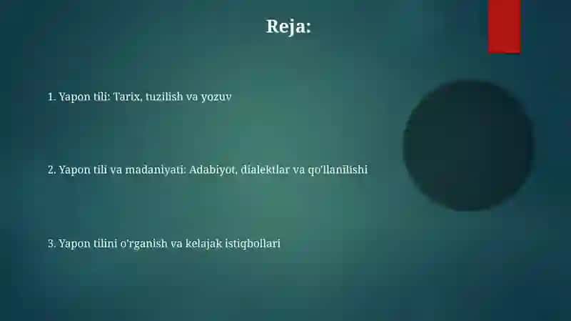 Yapon tili 2