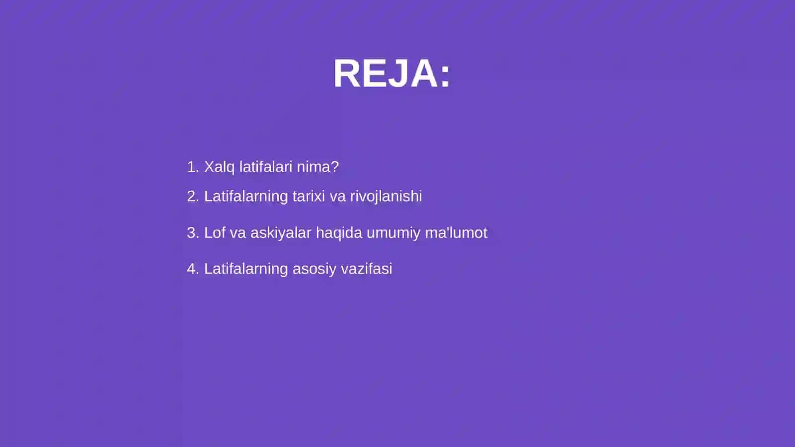 Xalq latifalari, lof va askiyalar 2