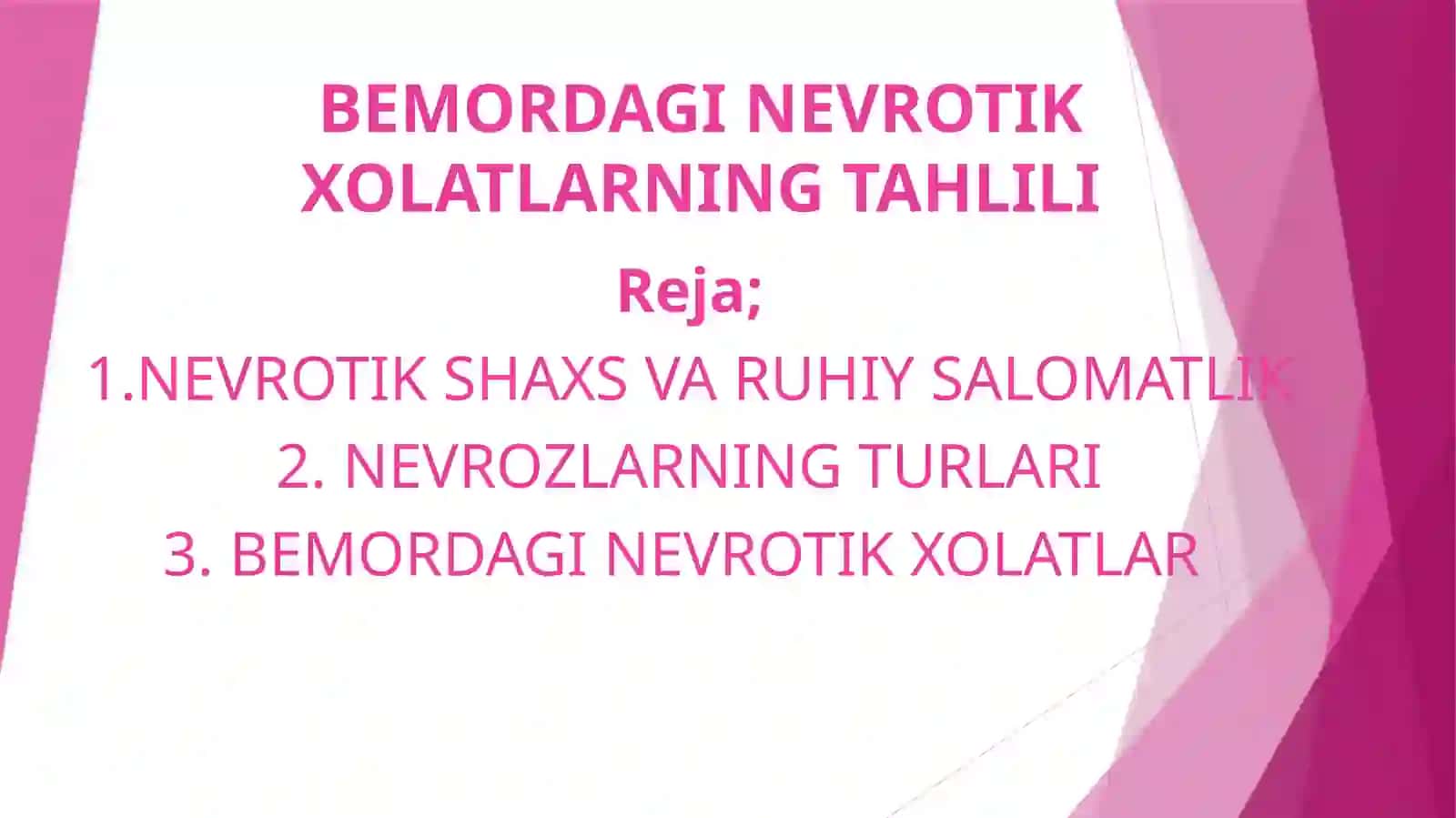 Nevrotik Builishlar 2