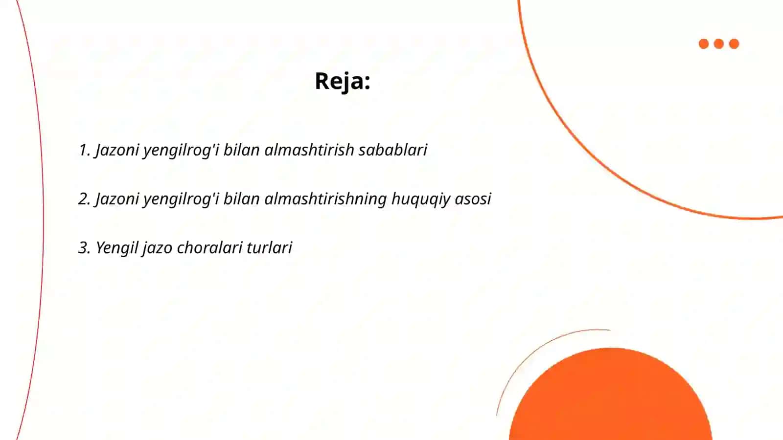 Jazoni yengilrog'i bilan almashtirish 2