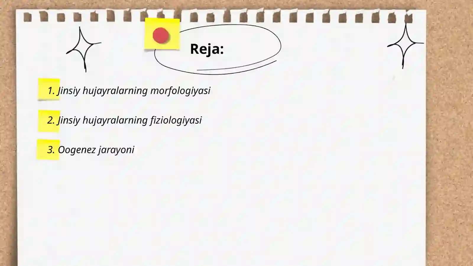 Oogenez va spermatogenez jarayonlari 2