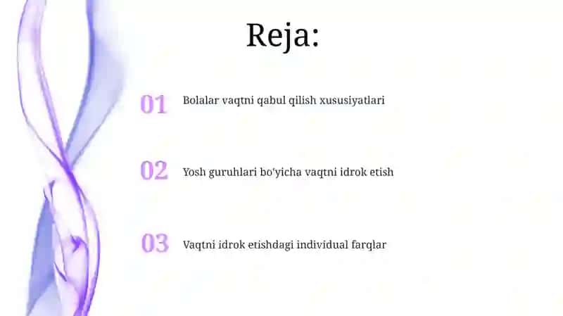 Bolalarni har bir guruhda vaqtini idrok qilishi 2
